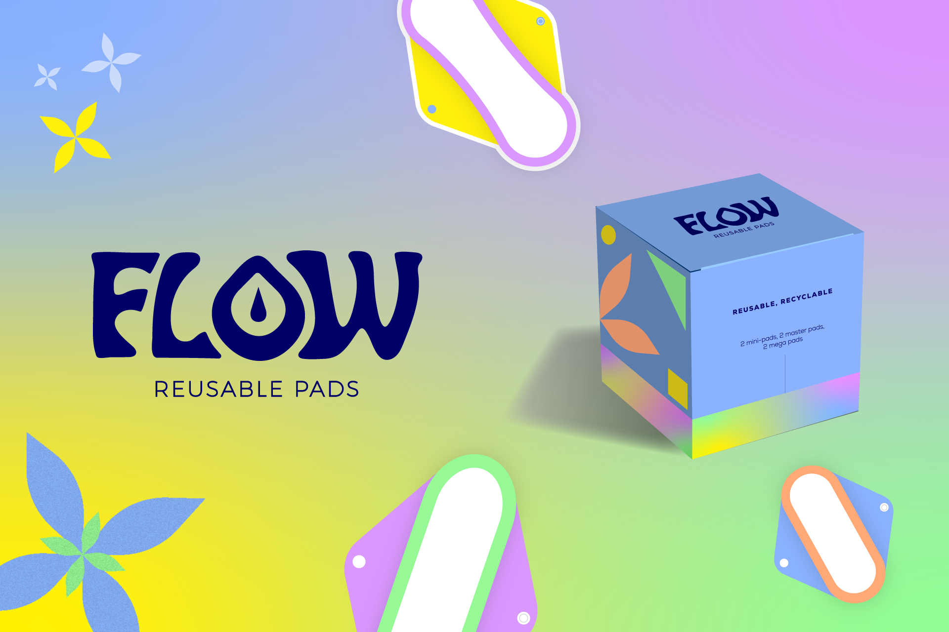 Image with pads and the packaging solution for FLOW